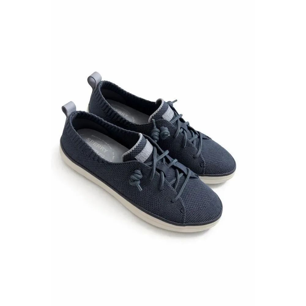 Sperry Navy Blue Crest Vibe Knit Sneakers Women’s Size 7
